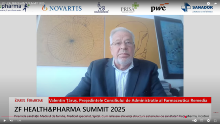 Valentin Ţăruş, preşedintele Consiliului de Administraţie al Farmaceutica Remedia: „Vânzarea de roboţi pentru farmacii şi pentru spitale este o tendinţă generală. Am reuşit să instalăm 20 de roboţi în România”